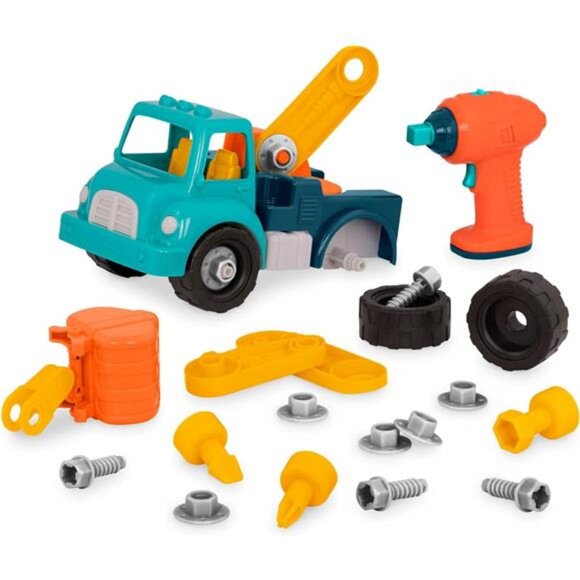 Classic Construction Toy – Pretend Play Tools – Toddler Trucks - Picture 7 of 8